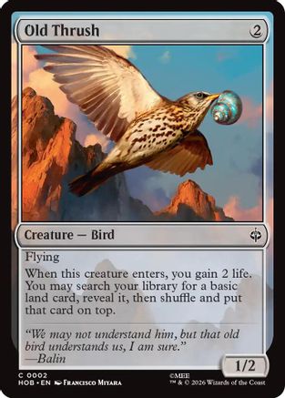Image of Old Thrush (HOB-002) - The Hobbit