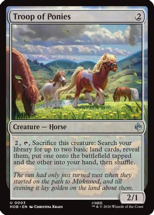 Image of Troop of Ponies (HOB-003) - The Hobbit