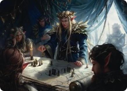 Image of Thranduil the Strategist Art Card (ASHOB-049) - Art Series: The Hobbit