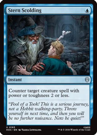 Image of Stern Scolding (HOC-183) - The Hobbit: Eternal-Legal