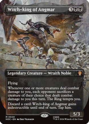 Image of Witch-king of Angmar (Borderless) (HOC-020) - The Hobbit: Eternal-Legal