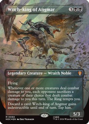 Image of Witch-king of Angmar (Borderless) (Surge Foil) (HOC-060) - The Hobbit: Eternal-Legal Foil