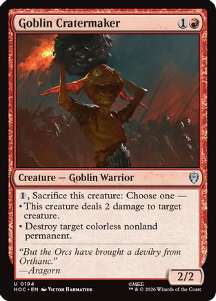 Image of Goblin Cratermaker (HOC-194) - The Hobbit: Eternal-Legal