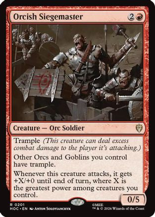 Image of Orcish Siegemaster (HOC-201) - The Hobbit: Eternal-Legal