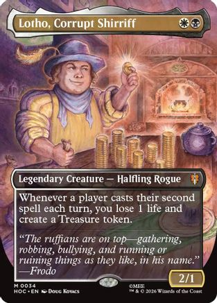 Image of Lotho, Corrupt Shirriff (Borderless) (HOC-034) - The Hobbit: Eternal-Legal