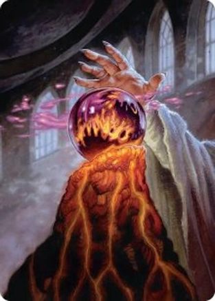 Image of Palantir of Orthanc Art Card (ASHOB-037) - Art Series: The Hobbit
