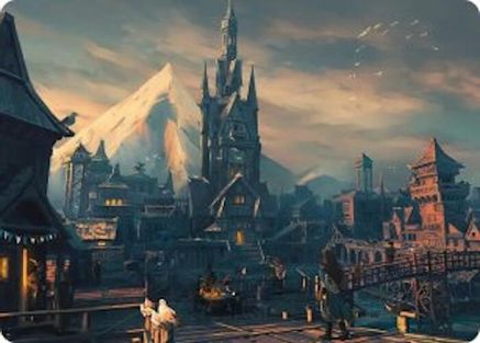 Image of Lake-town Art Card (ASHOB-024) - Art Series: The Hobbit
