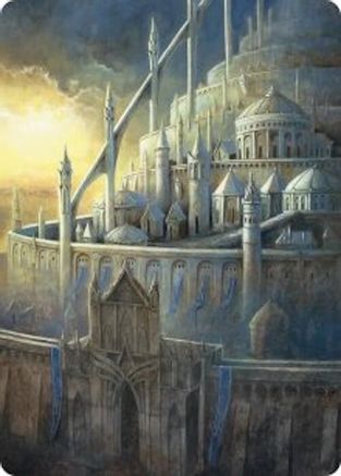 Image of Minas Tirith Art Card (ASHOB-038) - Art Series: The Hobbit