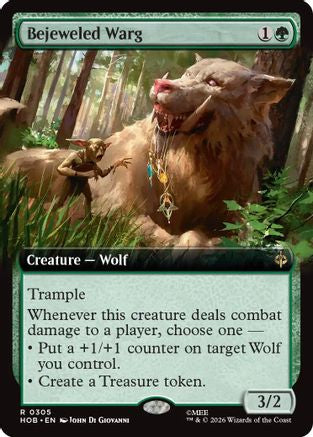 Image of Bejeweled Warg (Extended Art) (HOB-305) - The Hobbit