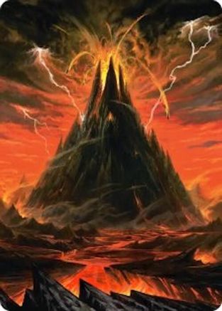 Image of Mount Doom Art Card (ASHOB-039) - Art Series: The Hobbit