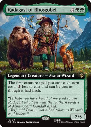 Image of Radagast of Rhosgobel (Extended Art) (HOB-309) - The Hobbit