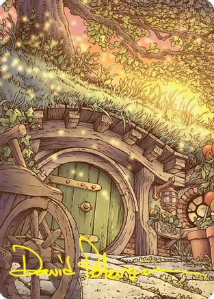 Image of Plains (Summer) Art Card (Gold-Stamped Signature) (ASHOB-045) - Art Series: The Hobbit