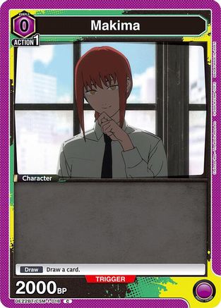 Image of Makima (018) (Box Topper Foil) (UE22BT/CSM-1-018) - UE22BT CHAINSAW MAN Foil