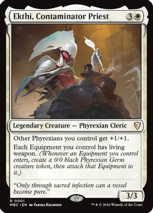 Image of Ekthi, Contaminator Priest (-001) - Mystery Booster Commander Edition