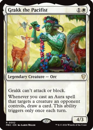 Image of Grakk the Pacifist (-002) - Mystery Booster Commander Edition Foil