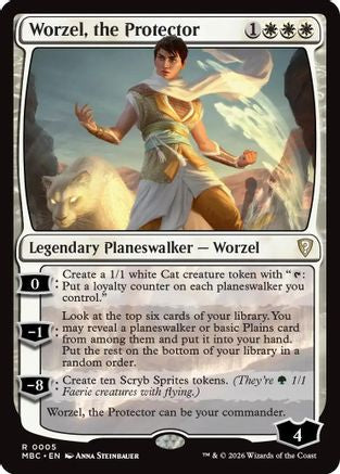 Image of Worzel, the Protector (-005) - Mystery Booster Commander Edition Foil