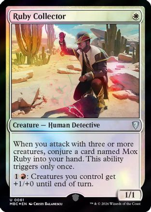 Image of Ruby Collector (-061) - Mystery Booster Commander Edition Foil