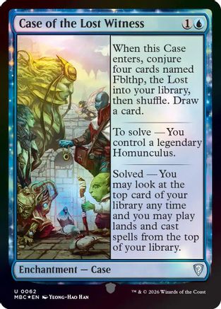 Image of Case of the Lost Witness (-062) - Mystery Booster Commander Edition Foil