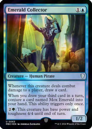 Image of Emerald Collector (-063) - Mystery Booster Commander Edition Foil