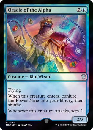 Image of Oracle of the Alpha (-064) - Mystery Booster Commander Edition Foil