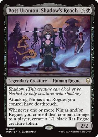 Image of Boss Uramon, Shadow's Reach (-013) - Mystery Booster Commander Edition