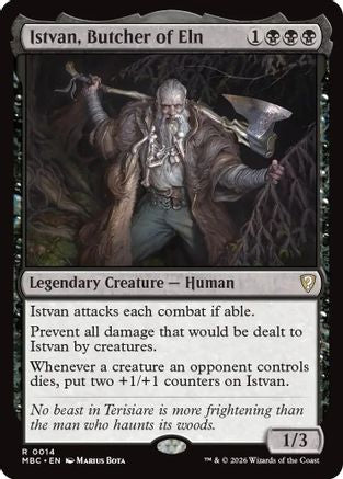 Image of Istvan, Butcher of Eln (-014) - Mystery Booster Commander Edition