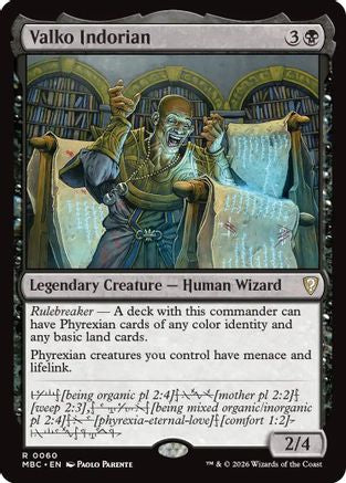 Image of Valko Indorian (-060) - Mystery Booster Commander Edition