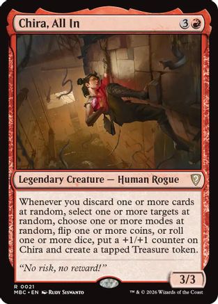 Image of Chira, All In (-021) - Mystery Booster Commander Edition Foil