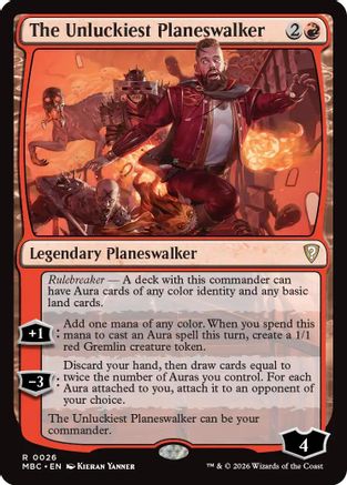 Image of The Unluckiest Planeswalker (-026) - Mystery Booster Commander Edition