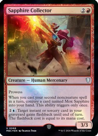 Image of Sapphire Collector (-068) - Mystery Booster Commander Edition Foil