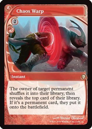 Image of Chaos Warp (Future Sight) (-072) - Mystery Booster Commander Edition Foil