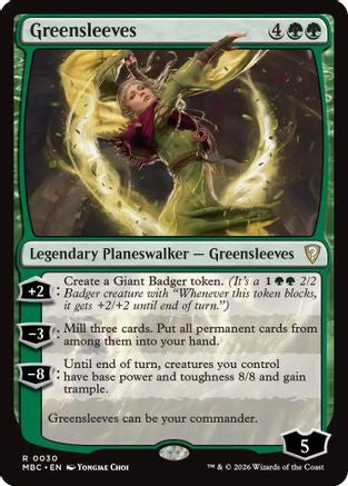 Image of Greensleeves (-030) - Mystery Booster Commander Edition