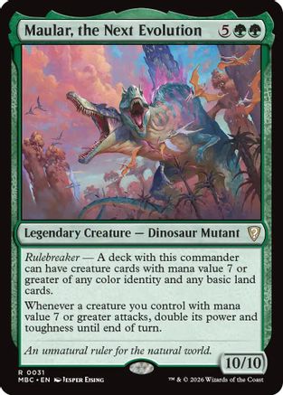 Image of Maular, the Next Evolution (-031) - Mystery Booster Commander Edition Foil