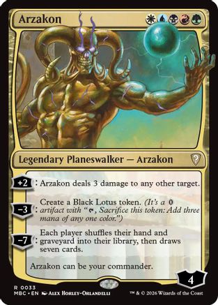 Image of Arzakon (-033) - Mystery Booster Commander Edition Foil