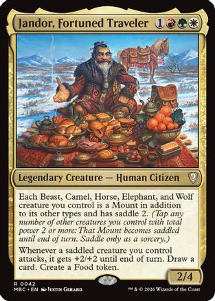 Image of Jandor, Fortuned Traveler (-042) - Mystery Booster Commander Edition