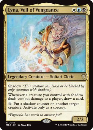 Image of Lyna, Veil of Vengeance (-043) - Mystery Booster Commander Edition