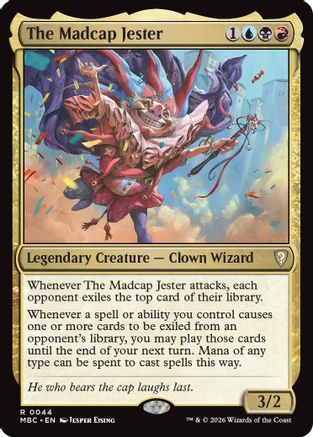 Image of The Madcap Jester (-044) - Mystery Booster Commander Edition