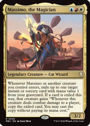 Image of Massimo, the Magician (-045) - Mystery Booster Commander Edition