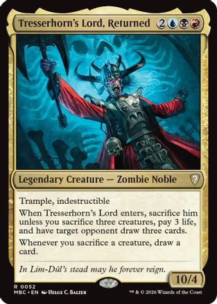 Image of Tresserhorn's Lord, Returned (-052) - Mystery Booster Commander Edition