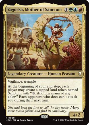 Image of Zagorka, Mother of Sanctum (-058) - Mystery Booster Commander Edition Foil