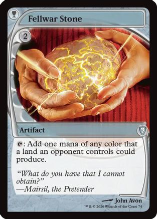 Image of Fellwar Stone (Future Sight) (-074) - Mystery Booster Commander Edition Foil