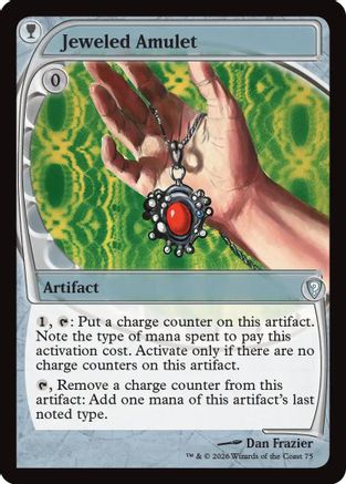 Image of Jeweled Amulet (Future Sight) (-075) - Mystery Booster Commander Edition Foil