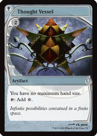 Image of Thought Vessel (Future Sight) (-078) - Mystery Booster Commander Edition Foil