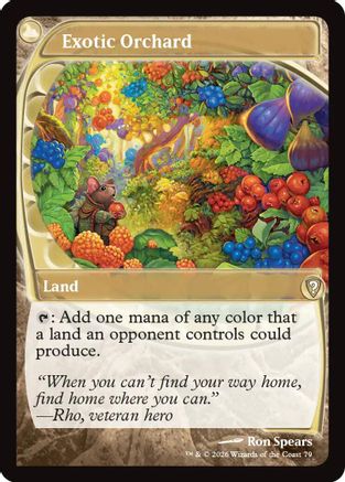 Image of Exotic Orchard (Future Sight) (-079) - Mystery Booster Commander Edition