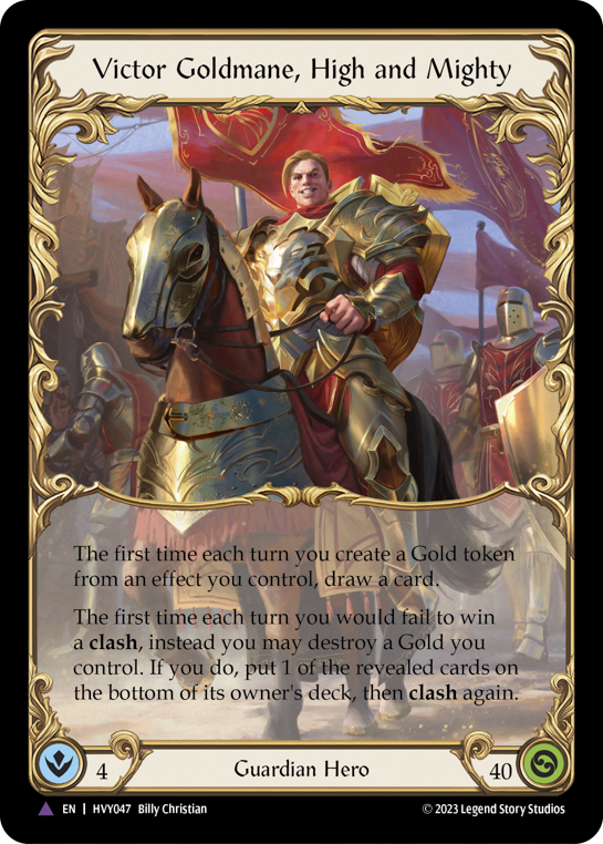 Image of Victor Goldmane, High and Mighty (Marvel) [HVY047] (Heavy Hitters)  Cold Foil