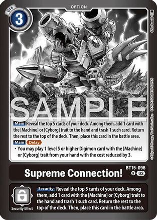 Image of Supreme Connection! (BT15-096) - Limited Card Pack -Final Crest- Foil