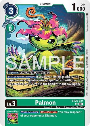 Image of Palmon (BT26-034) - Timeless Bonds