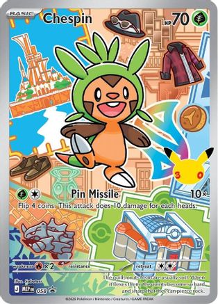 Image of Chespin 058  - Holofoil First Partner Collection 2026 - Promo