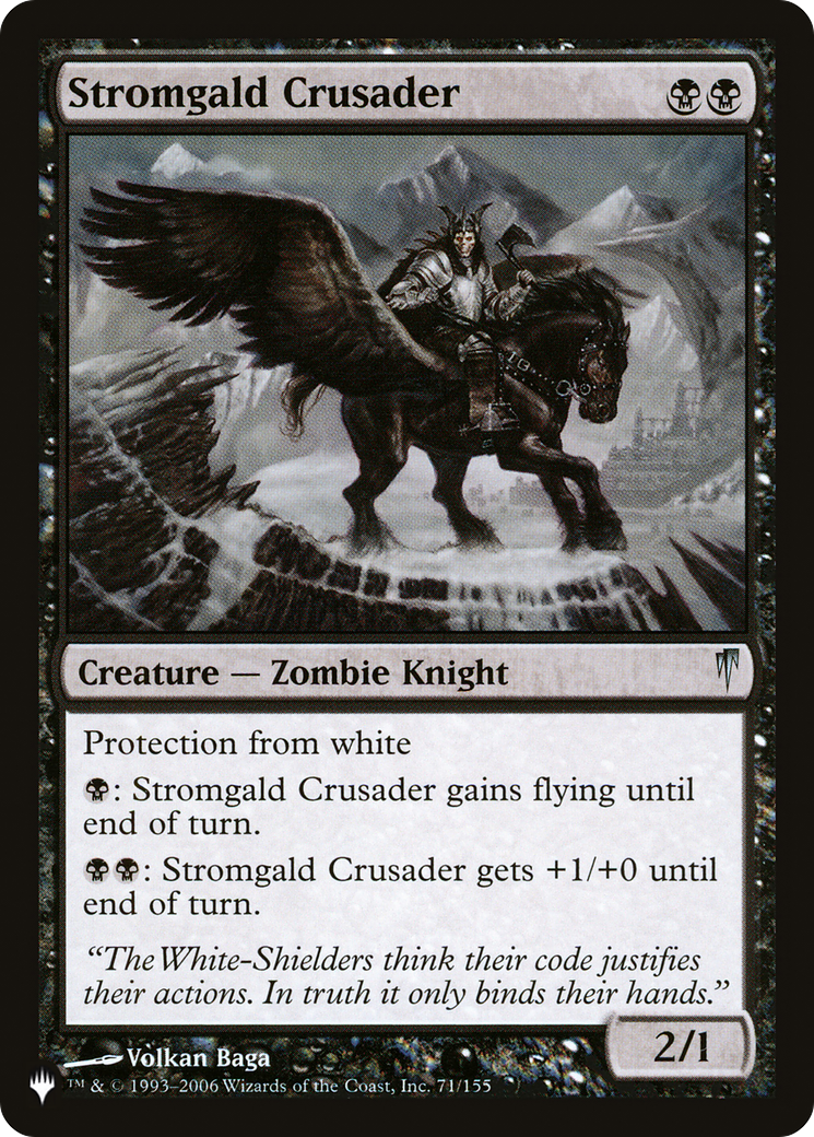 Image of Stromgald Crusader [The List]