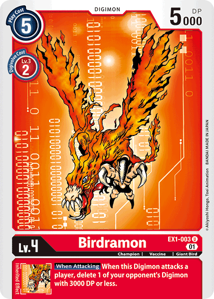 Image of Birdramon [EX1-003] [Classic Collection]